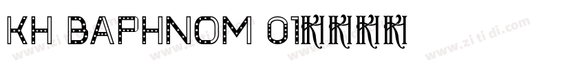 Kh Baphnom 01字体转换